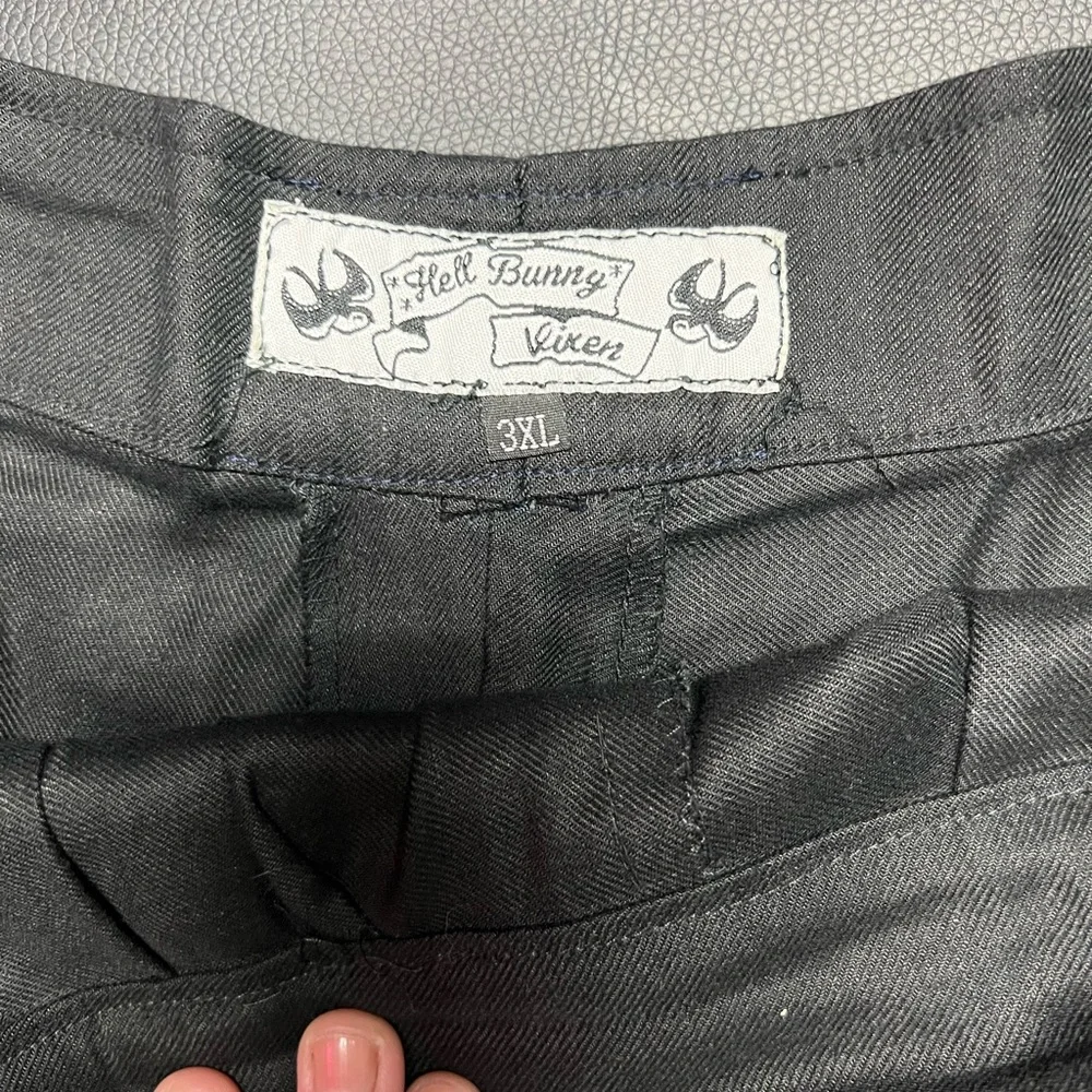 Hell bunny high waisted trouser pant - Picture 4 of 6